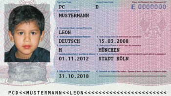 Kinderreisepass beantragen | © Bundesgesetzblatt